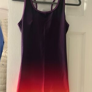 Gradient Purple and Red Women's Tank Top